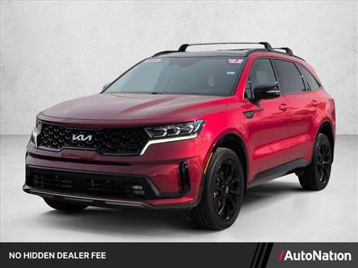 Passion Red Tintcoat 2022 Kia Sorento SX