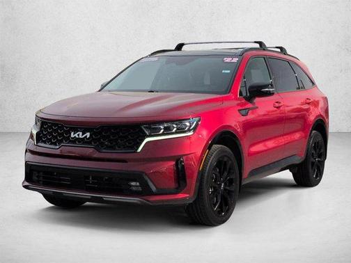 Passion Red Tintcoat 2022 Kia Sorento SX