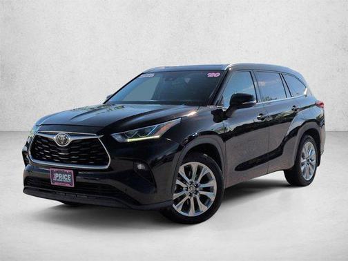 Midnight Black Metallic 2020 Toyota Highlander Limited