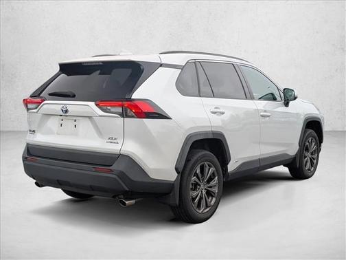 Wind Chill Pearl 2023 Toyota RAV4 Hybrid XLE Premium