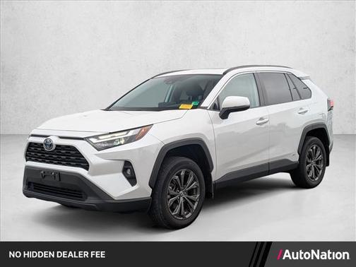Wind Chill Pearl 2023 Toyota RAV4 Hybrid XLE Premium
