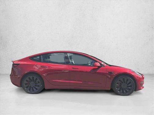 Red Multi-Coat 2023 Tesla Model 3 Performance