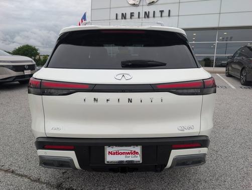 Majestic White 2025 INFINITI QX60 SENSORY