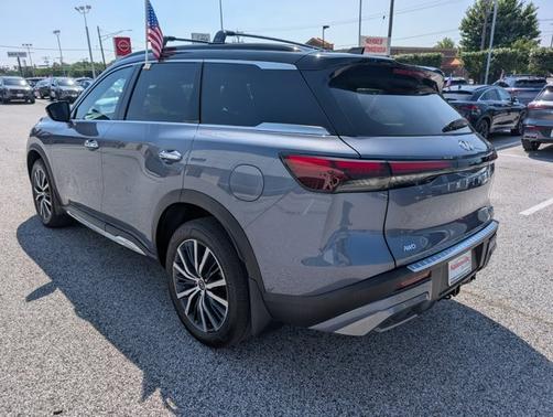 Moonbow Blue / Black Obsidian 2025 INFINITI QX60 AUTOGRAPH
