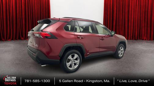 Ruby Flare Pearl 2022 Toyota RAV4 Hybrid LE