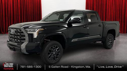 Midnight Black Metallic 2025 Toyota Tundra Platinum