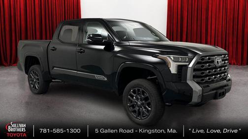 Midnight Black Metallic 2025 Toyota Tundra Platinum