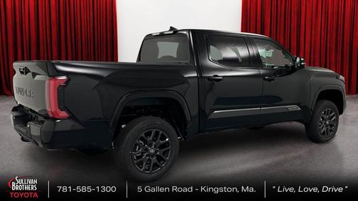Midnight Black Metallic 2025 Toyota Tundra Platinum