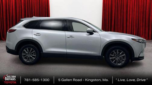 Sonic Silver Metallic 2023 Mazda CX-9 Touring