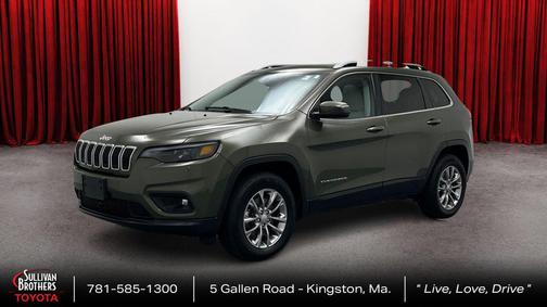 Olive Green Pearlcoat 2021 Jeep Cherokee Latitude Lux