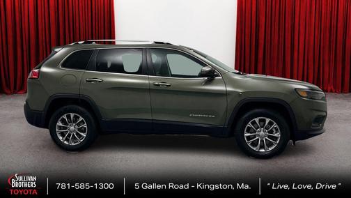 Olive Green Pearlcoat 2021 Jeep Cherokee Latitude Lux
