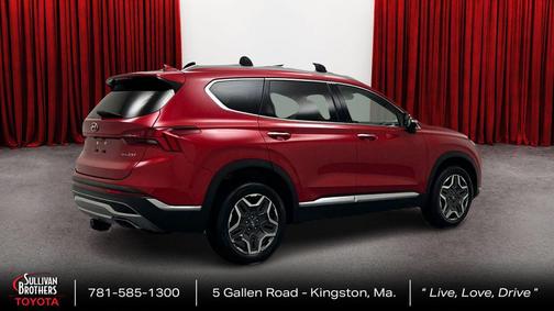 Calypso Red 2021 Hyundai SANTA FE Limited
