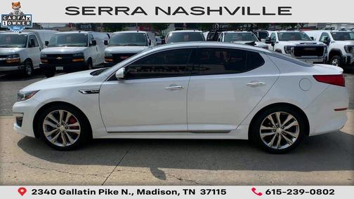 Snow White Pearl 2015 Kia Optima SXL Turbo