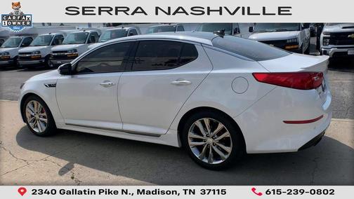 Snow White Pearl 2015 Kia Optima SXL Turbo
