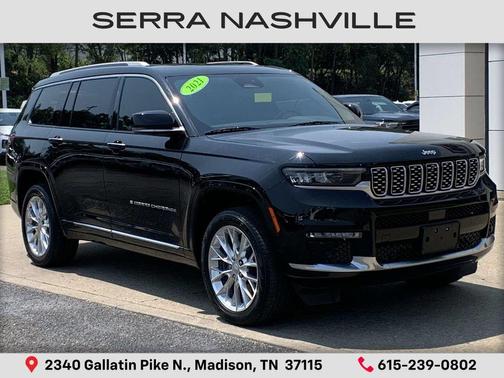 Diamond Black Crystal Pearlcoat 2021 Jeep Grand Cherokee L Summit