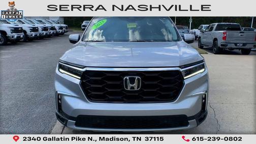 Lunar Silver Metallic 2025 Honda Pilot Touring 8-Passenger