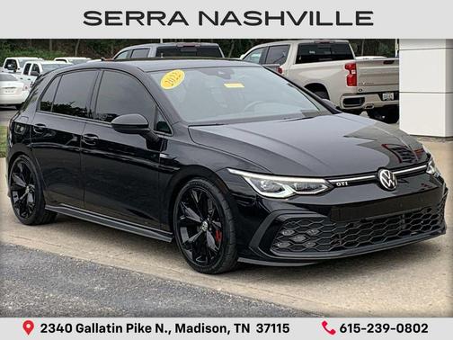 Deep Black Pearl 2022 Volkswagen Golf GTI 2.0T SE DSG