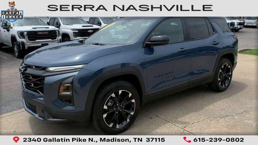 Lakeshore Blue Metallic 2025 Chevrolet Equinox FWD RS