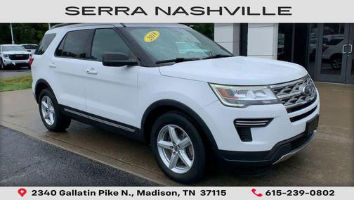 OXFORD WHITE 2018 Ford Explorer XLT