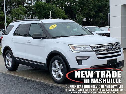 OXFORD WHITE 2018 Ford Explorer XLT