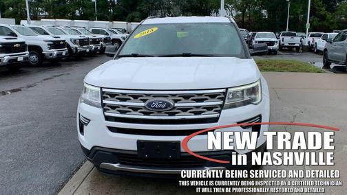 OXFORD WHITE 2018 Ford Explorer XLT