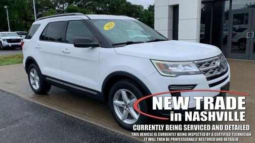 OXFORD WHITE 2018 Ford Explorer XLT