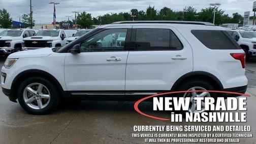 OXFORD WHITE 2018 Ford Explorer XLT