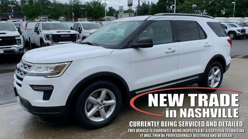 OXFORD WHITE 2018 Ford Explorer XLT