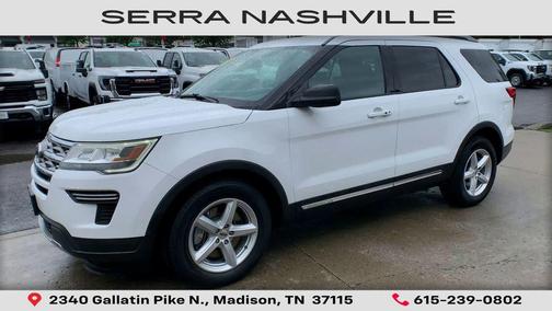OXFORD WHITE 2018 Ford Explorer XLT
