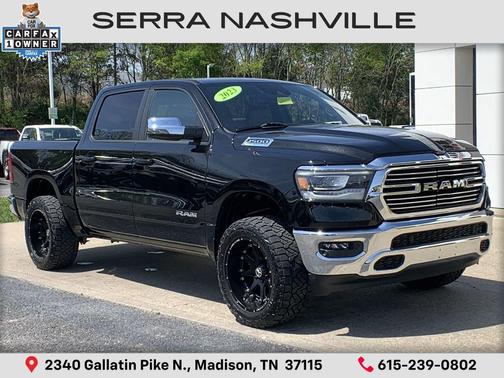 Diamond Black Crystal Pearlcoat 2023 RAM 1500 Laramie