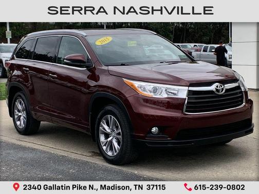 Ooh La La Rouge Mica 2015 Toyota Highlander XLE