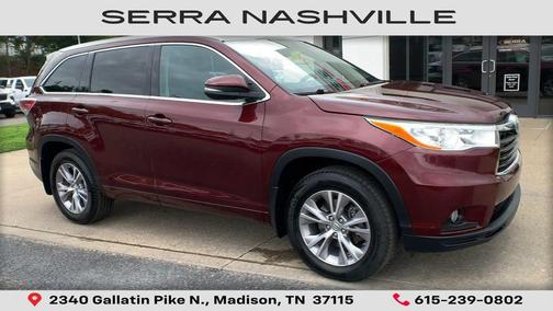 Ooh La La Rouge Mica 2015 Toyota Highlander XLE