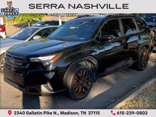 Crystal Black Silica 2025 Subaru Forester Sport