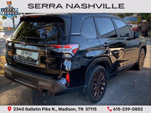 Crystal Black Silica 2025 Subaru Forester Sport