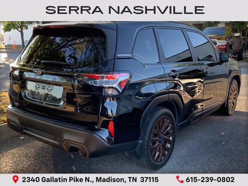 Crystal Black Silica 2025 Subaru Forester Sport