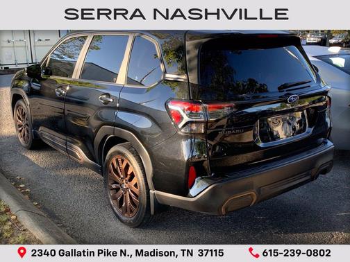 Crystal Black Silica 2025 Subaru Forester Sport
