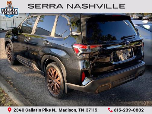 Crystal Black Silica 2025 Subaru Forester Sport