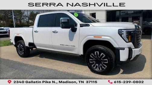 White Frost Tricoat 2024 GMC Sierra 3500 Denali