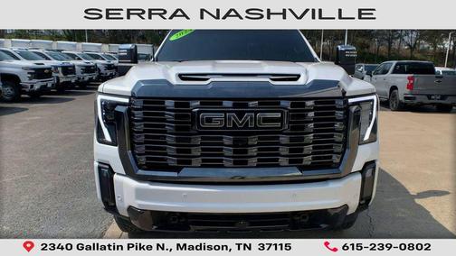 White Frost Tricoat 2024 GMC Sierra 3500 Denali