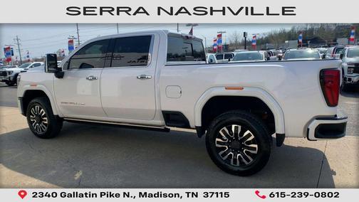 White Frost Tricoat 2024 GMC Sierra 3500 Denali