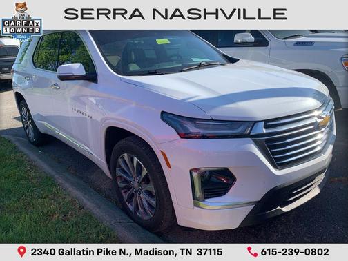 Summit White 2023 Chevrolet Traverse Premier