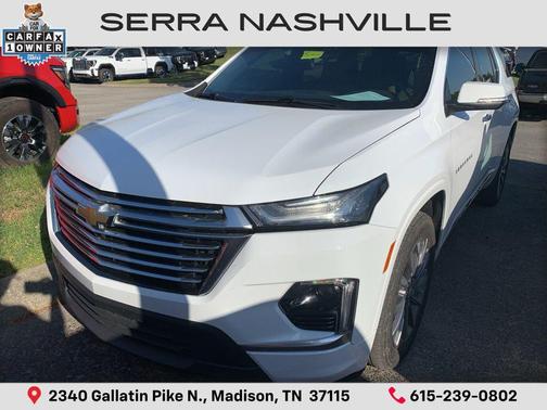 Summit White 2023 Chevrolet Traverse Premier