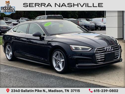 Blue 2018 Audi A5 2.0T Premium Plus