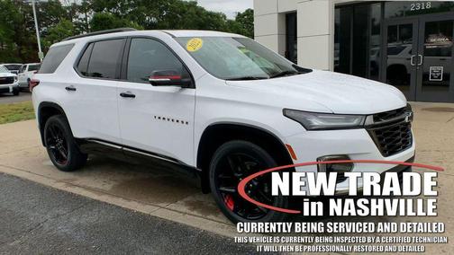 Summit White 2022 Chevrolet Traverse Premier