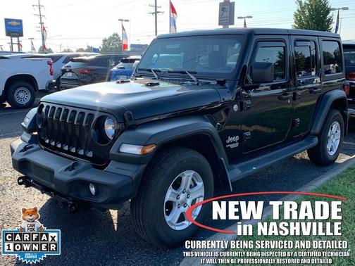 Black Clearcoat 2021 Jeep Wrangler Unlimited Sport