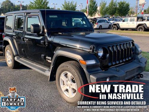 Black Clearcoat 2021 Jeep Wrangler Unlimited Sport