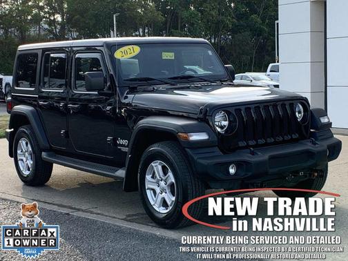 Black Clearcoat 2021 Jeep Wrangler Unlimited Sport