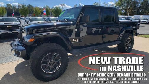 Black Clearcoat 2020 Jeep Gladiator Overland