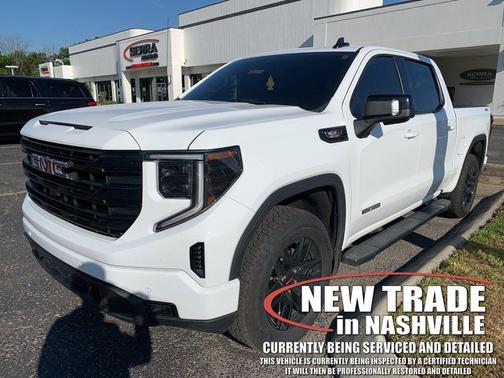 Summit White 2025 GMC Sierra 1500 Elevation