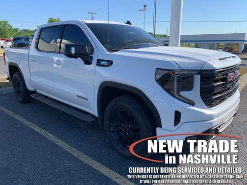 Summit White 2025 GMC Sierra 1500 Elevation